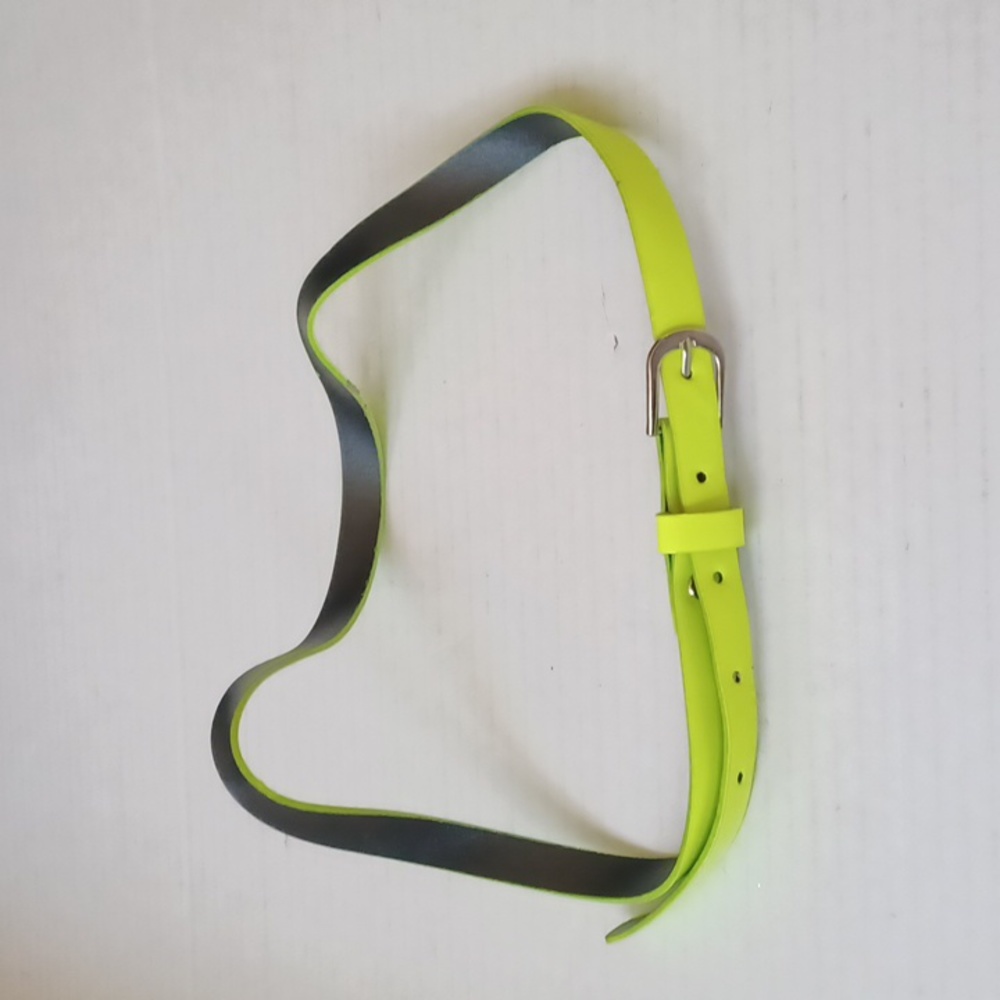 $4 Add-on Thin Fluorescent Yellow Belt - Youth Size